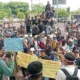 Ribuan Warga Empat Desa di Bandar Pulau Datangi Kantor Bupati, Minta Perbaikan Jalan