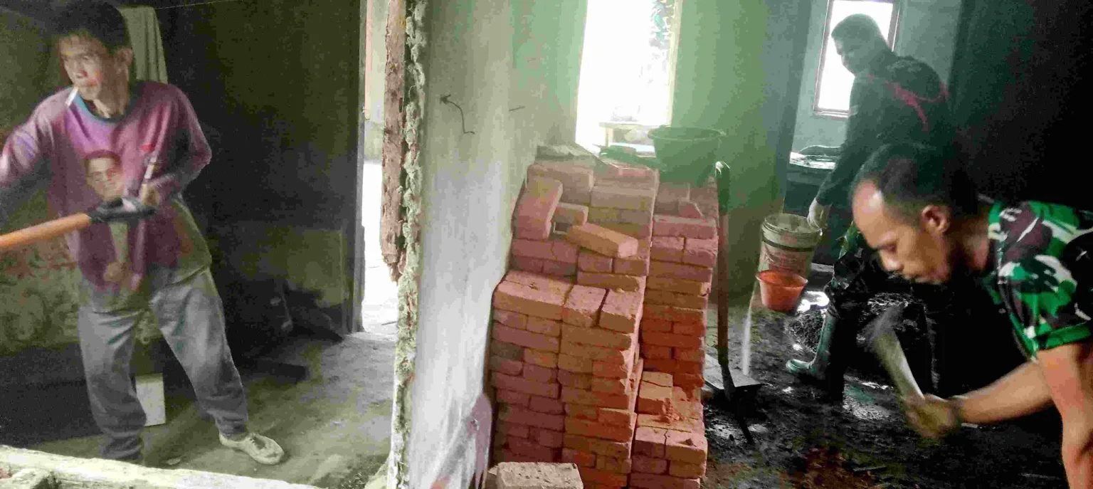 Satgas TMMD Gotong Royong, Rumah Ermawati Capai 15 Persen