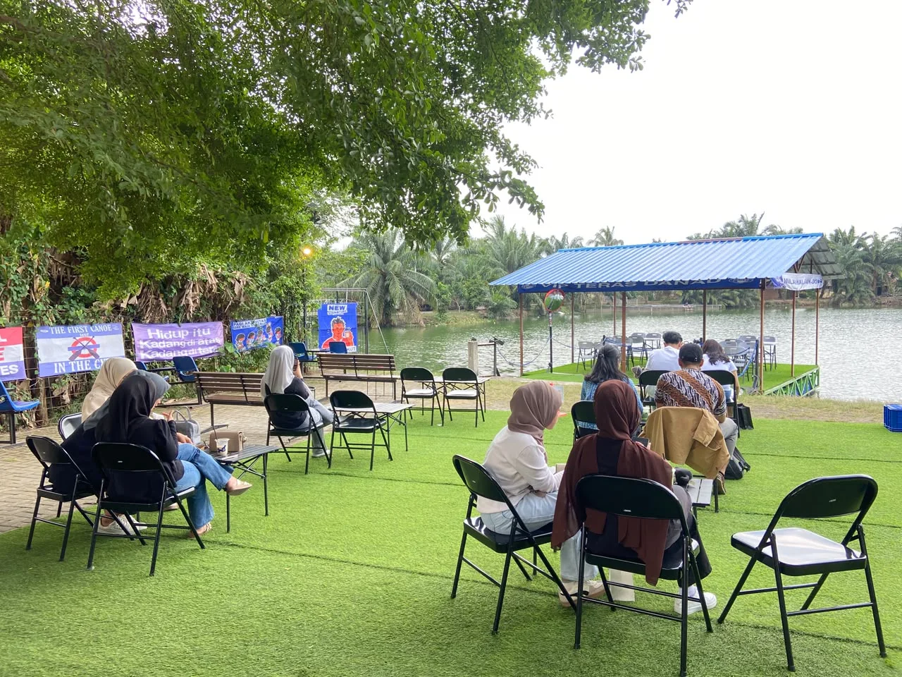 Teras Danau Jadi Destinasi Favorit Warga Palembang Nikmati Sore Bernuansa Alam