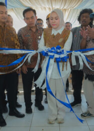 Wakil Bupati (Wabup) Boyolali, Dwi Fajar Nirwana meresmikan Pasar Nogosari Baru di Desa Glonggong, Kecamatan Nogosari, Kabupaten Boyolali, Kamis (27/8/2026).