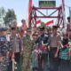 Dandim 0825/Banyuwangi Ikuti Peresmian Jembatan Perintis Garuda Bersama Presiden dan Kasad Secara Virtual di Banyuwangi