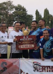 Disdikpora Bali Raih Gelar Juara Kompetisi Mini Soccer Kerthi Bali IV Usai Taklukkan PUPRKIM