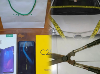Barang bukti yang berhasil diamankan Satreskrim Polresta Banyuwangi.