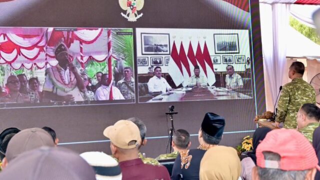 Presiden Prabowo Resmikan 3.395 Jembatan TNI-Polri dan 3.000 Sumber Air Bersih Secara Hybrid