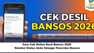 Aplikasi Cek Bansos Agustus 2026: Panduan Lengkap Mengecek dan Mengajukan Bantuan Sosial secara Online