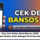 Aplikasi Cek Bansos Agustus 2026: Panduan Lengkap Mengecek dan Mengajukan Bantuan Sosial secara Online