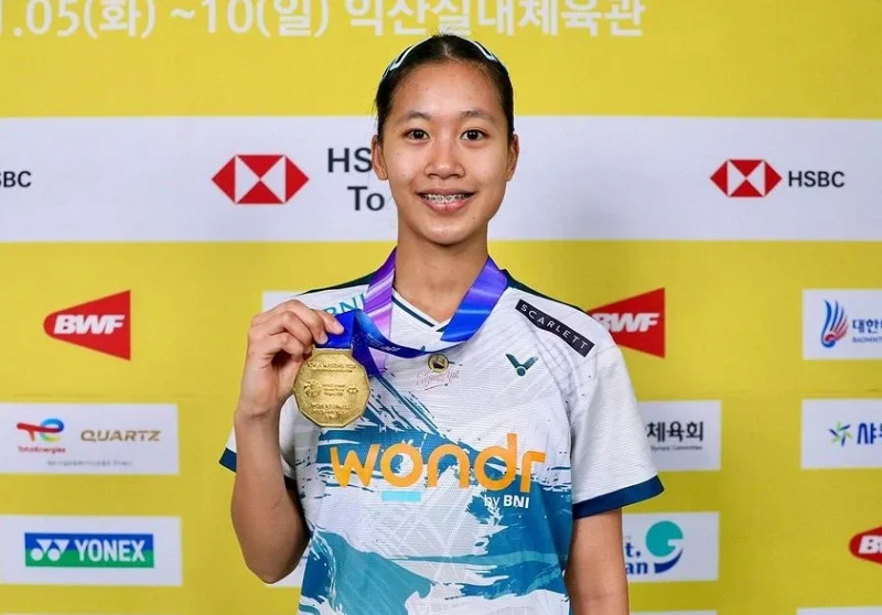 Ashmita Chaliha Raih Gelar Juara Tunggal Putri di Korea Masters 2026