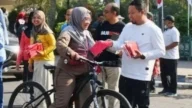 Semarakkan HUT ke-81 Kemerdekaan RI, Pemkab Bondowoso Sebar Seribu Bendera Merah Putih