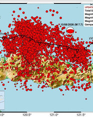 Update 25 Agustus 2026: Gempa Susulan NTT Capai 7.029 Kali, BMKG: Terbesar M6,2