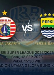 Persija Jakarta vs Persib Bandung, di Stadion Utama Gelora Bung Karno (SUGBK)