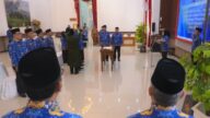 Wabup Boyolali, Dwi Fajar Nirwana melantik sekaligus mengambil sumpah/janji para pejabat struktural