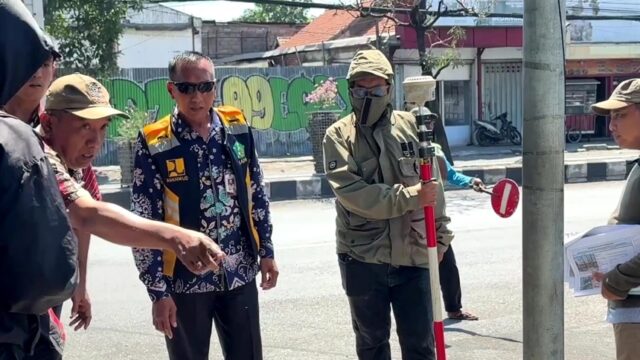 Pemkab Sidoarjo, PUBMSDA dan BPN Mulai Ukur 122 Bidang Lahan untuk Flyover Gedangan