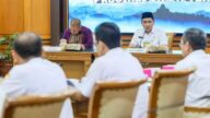 Wagub Jateng, Taj Yasin Maimoen saat menerima kunjungan kerja Komisi II DPR RI