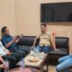 Ketua DPRD Kabupaten Banyuwangi, I Made Cahyana Negara menerima audiensi Kepala BNNK Banyuwangi, Kombes Pol. Rachmat Kurniawan, di Kantor DPRD Banyuwangi