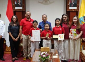 Gubernur Bali, I Wayan Koster menerima audiensi Bina Vokalia Bali