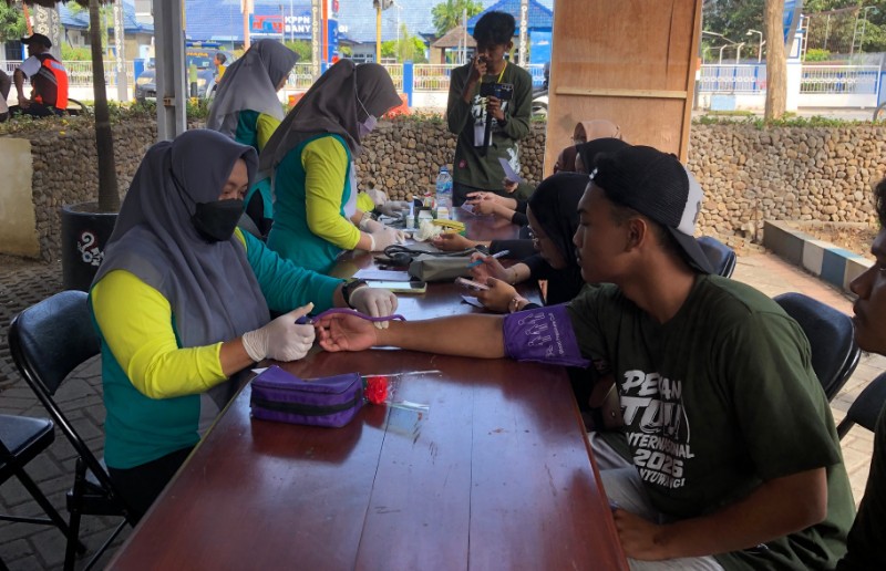 Kodim 0825/Banyuwangi, menggelar kegiatan bakti sosial dan bakti kesehatan (Baksoskes)