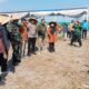Koramil 0825/07 Cluring bersama PT Maxxi Agri Indonesia panen raya jagung