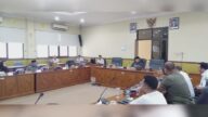 Hearing kabel provider digelar di ruang Komisi A DPRD Sidoarjo