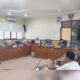 Hearing kabel provider digelar di ruang Komisi A DPRD Sidoarjo