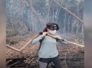 Sherina Munaf menunjukkan kepeduliannya terhadap kebakaran hutan dan lahan (karhutla) yang melanda Kalimantan Tengah.