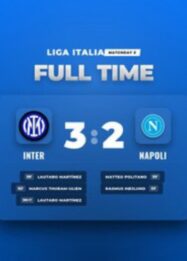 Comeback Dramatis, Inter Milan Tekuk Napoli 3-2 di Giuseppe Meazza