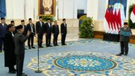 Presiden RI, Prabowo Subianto melantik Suahasil Nazara sebagai Menkeu