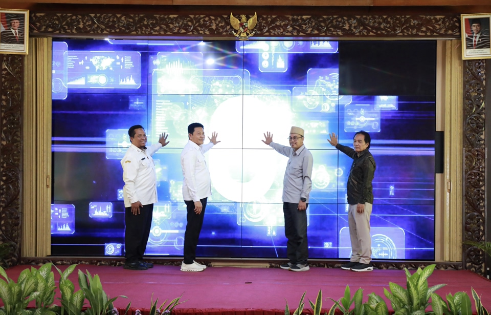 Bupati Sidoarjo, H. Subandi saat membuka Kompetisi Inovasi Sidoarjo (KISI) 2026