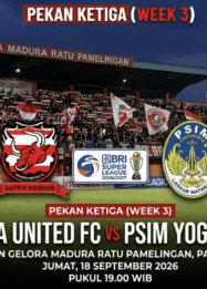 Madura United vs PSIM Yogyakarta