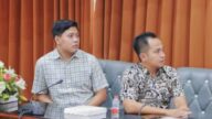 Ketua Pansus Raperda RPIK DPRD Banyuwangi, Arvy Rizaldi bersama Wakil Ketua Pansus RPIK, Andiko Putra Mahatta.