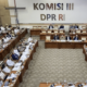 Dalam rapat dengar pendapat umum dengan Komisi III DPR RI