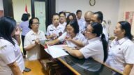 Tim Disiplin Pegawai Pemkab Badung, menggelar sidak ke sejumlah OPD