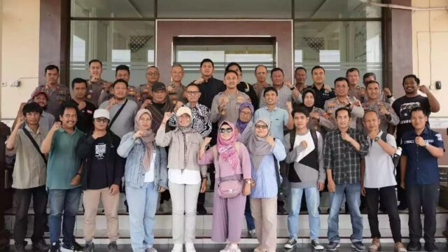 Kapolresta Klaten menggelar silaturahmi bersama awak media