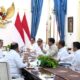 Presiden Prabowo pimpin rapat terbatas di Istana Merdeka