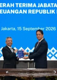 Sertijab Menkeu dari Purbaya Yudhi Sadewa kepada Suahasil Nazara