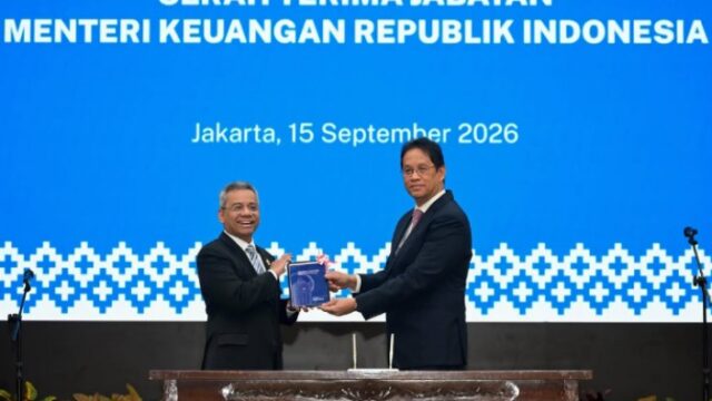 Sertijab Menkeu dari Purbaya Yudhi Sadewa kepada Suahasil Nazara