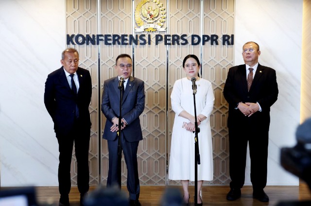Ketua dan para Wakil Ketua DPR RI