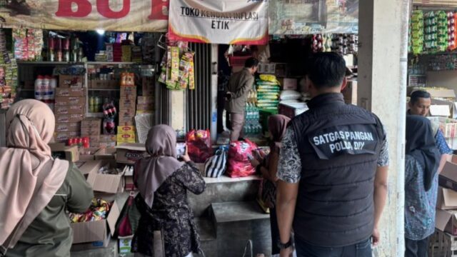 Satgas Pangan Polda DIY, melakukan pemantauan harga dan ketersediaan beras