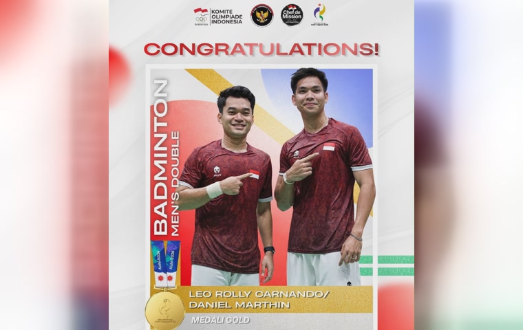 Pasangan Leo Rolly Carnando dan Daniel Marthin (LeoDaniel)