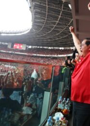 Gubernur DKI Jakarta, Pramono Anung yang hadir langsung di SUGBK