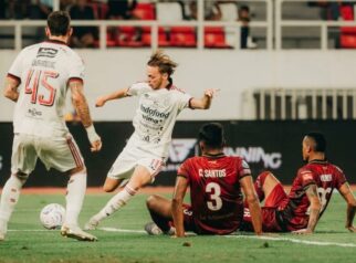 Java United berhasil meraih kemenangan dramatis atas Bali United