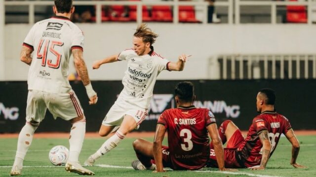 Java United berhasil meraih kemenangan dramatis atas Bali United