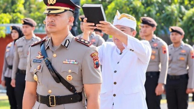 Pelantikan AKBP I Putu Bagus Krisna Purnama