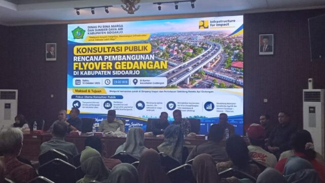 Konsultasi publik rencana pembangunan flyover Gedangan