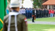 Pemkab Banyuwangi, menggelar upacara peringatan Hari Jadi ke-81 Provinsi Jatim
