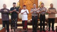 Pertemuan perdana Kapolda Bali, Irjen Pol. Pasma Royce dengan Gubernur Bali, I Wayan Koster