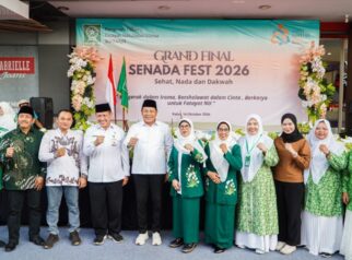 Bupati Sidoarjo, H. Subandi saat menghadiri acara Senada Fest