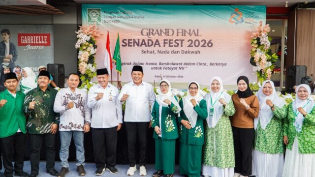 Bupati Sidoarjo, H. Subandi saat menghadiri acara Senada Fest