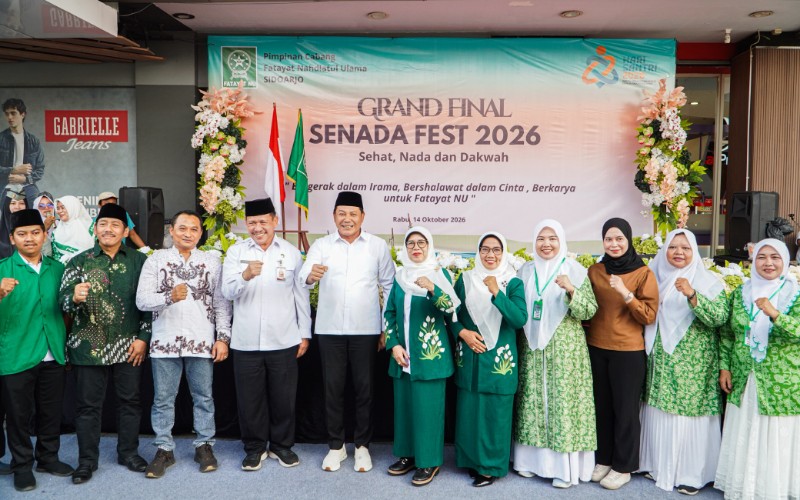 Bupati Sidoarjo, H. Subandi saat menghadiri acara Senada Fest