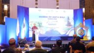Gubernur Bali, I Wayan Koster saat memberikan sambutan dalam acara Musda ke-XV ASITA Bali