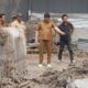 Bupati Sidoarjo H. Subandi didampingi Dinas Pekerjaan Umum Bina Marga (PUBM) Kabupaten Sidoarjo, melakukan inspeksi mendadak (sidak) terhadap progres pembangunan dua rumah pompa